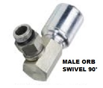 Male O-Ring Boss Swivel 90° (5)